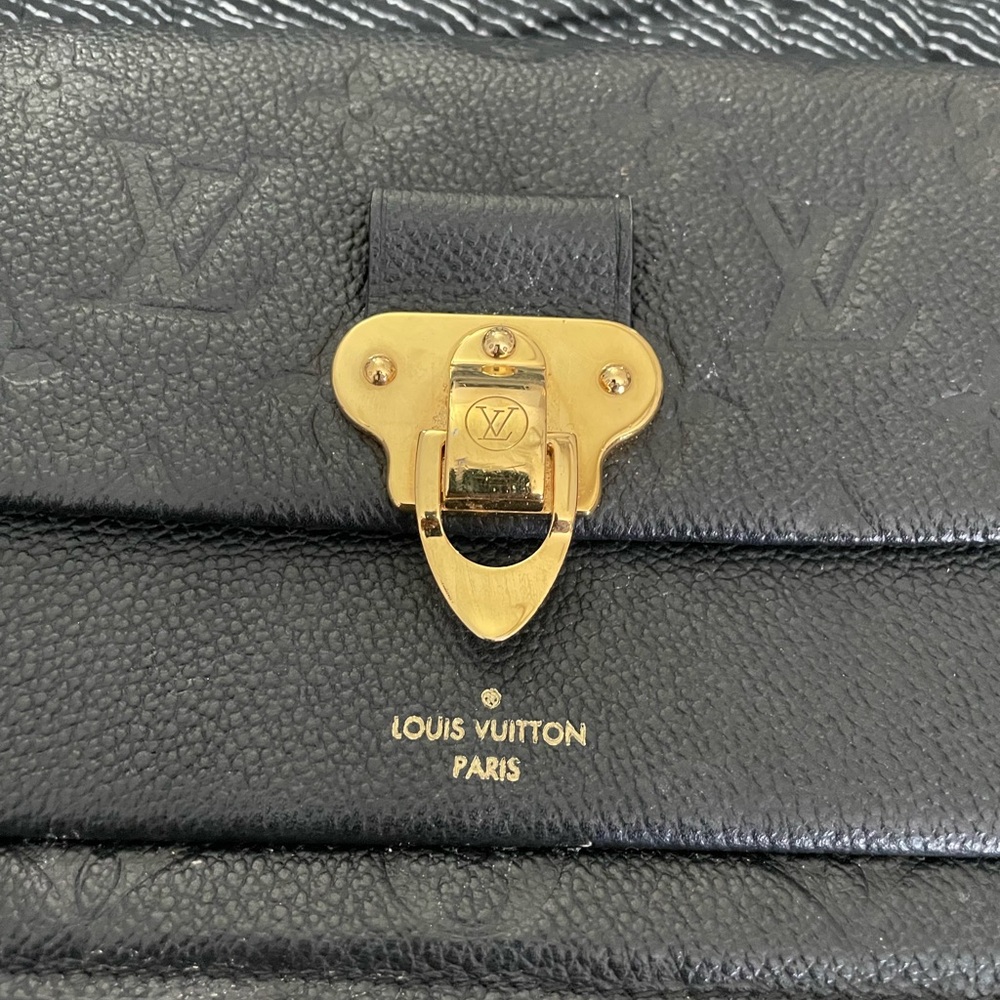 Louis Vuitton Vavin Chain Wallet - Monogram Empreinte Leather Black - Picture 10 of 16